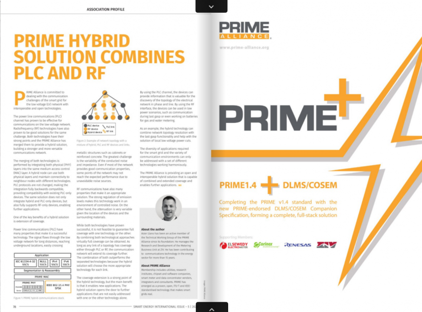 PRIME hybrid solution combines PLC and RF by ZIV Automation – Smart Energy International