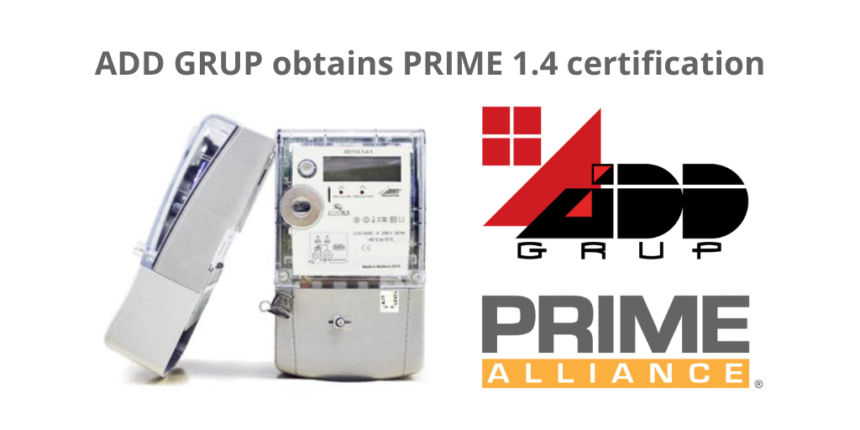 ADD GRUP obtains PRIME 1.4 certification for its AD11A single-phase smart meter