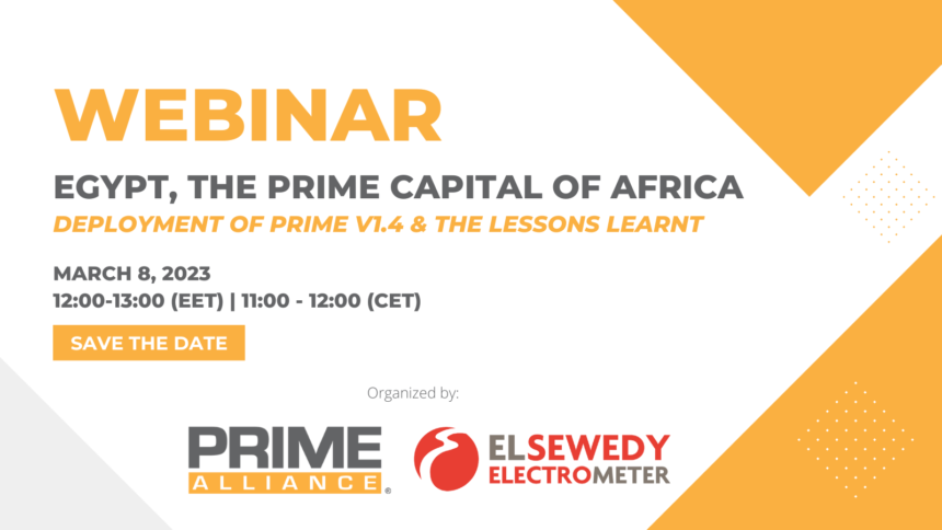 08/03 – PRIME WEBINAR | Egypt, the PRIME Capital of Africa