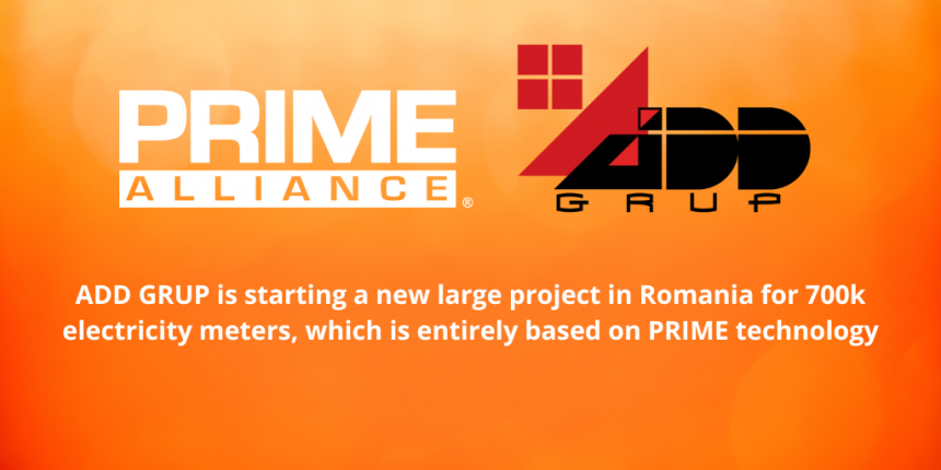 ADD Grup is starting a new large project in Romania for 700k electricity meters (PRIME Technology)