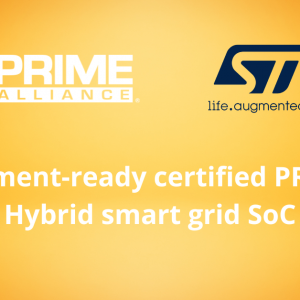 STMicroelectronics first to announce deployment-ready certified PRIME 1.4 Hybrid smart grid SoC at Enlit Europe