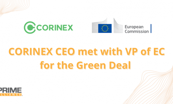 CORINEX CEO met with VP of EC for the Green Deal