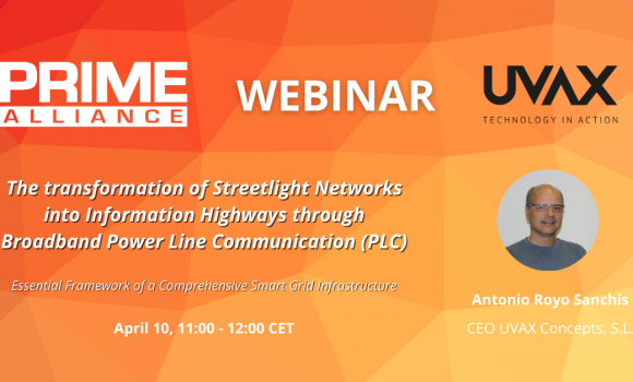10/04 – PRIME WEBINAR The transformation of Streetlight Networks into Information Highways through Broadband Power Line Communication (PLC)