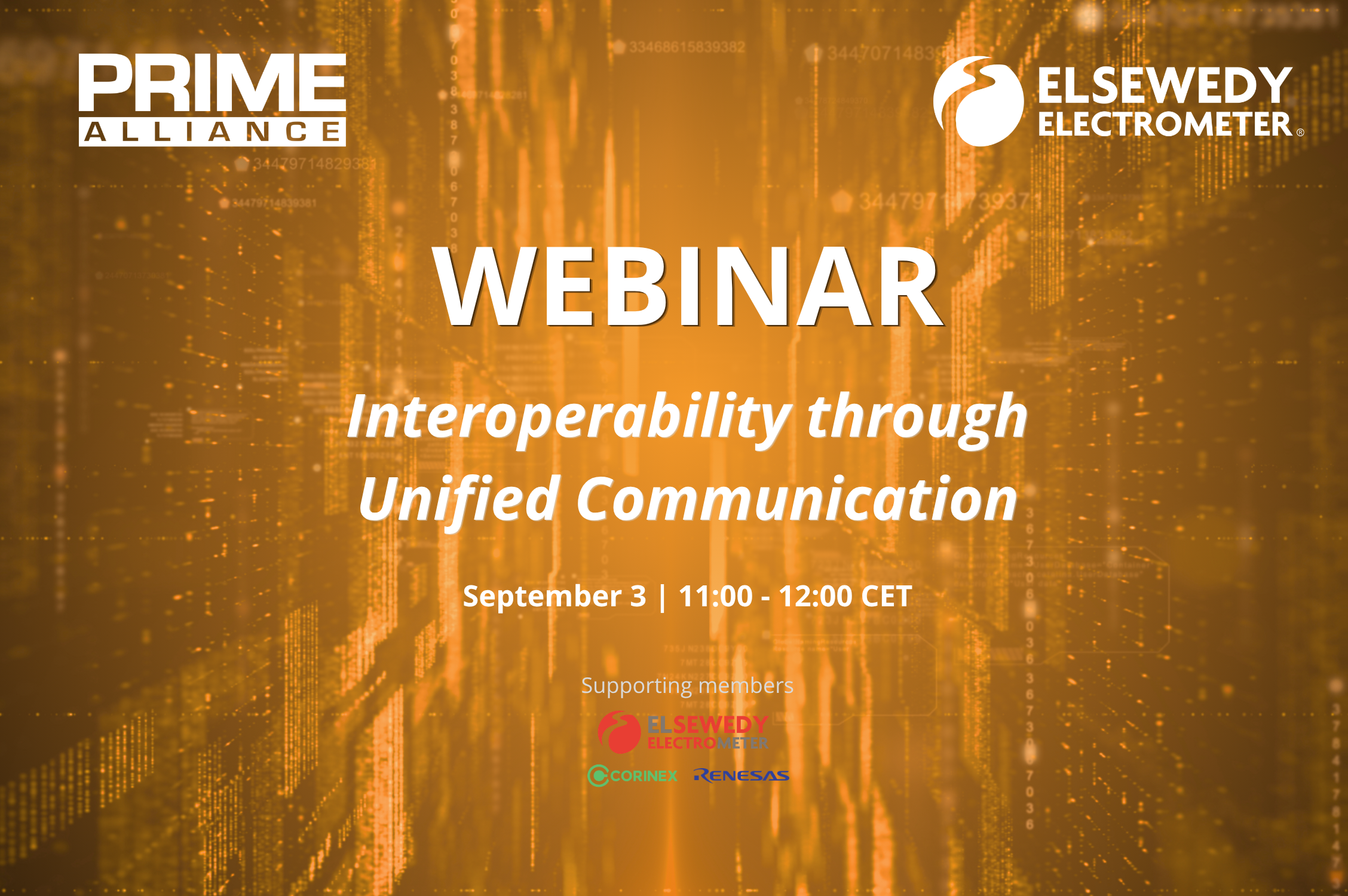 03/09 – PRIME WEBINAR | Interoperability through Unified Communication